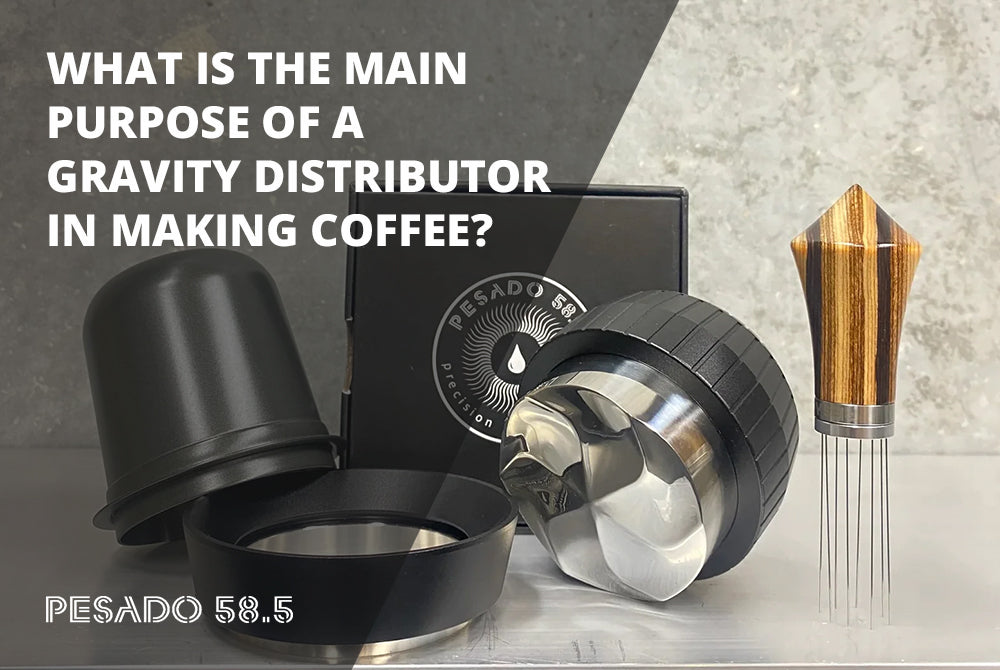 Gravity Distributor In Making Coffee 