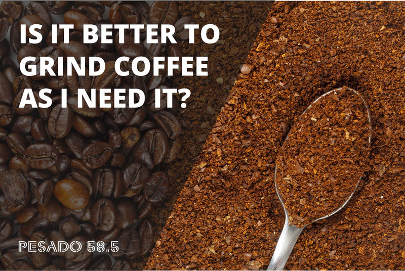 Is It Better To Grind Coffee As I Need It? Pesado